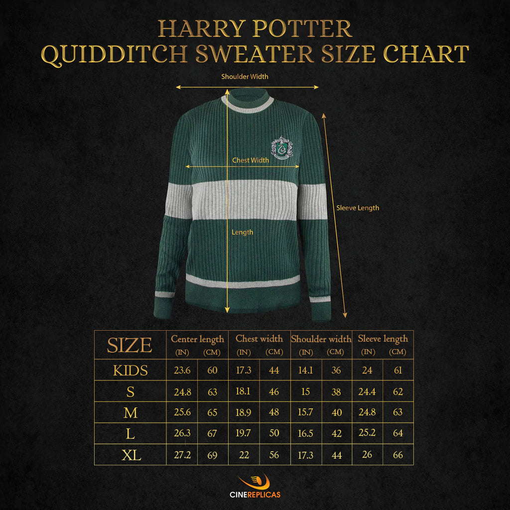 Maglioncino quidditch serpeverde