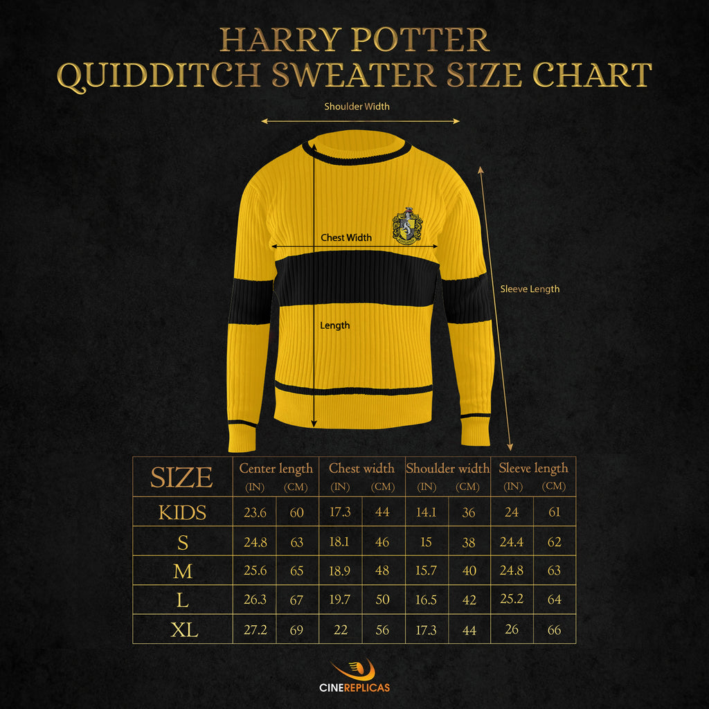 Maglioncino quidditch tassorosso
