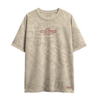 T-shirt mappa del malandrino oversize