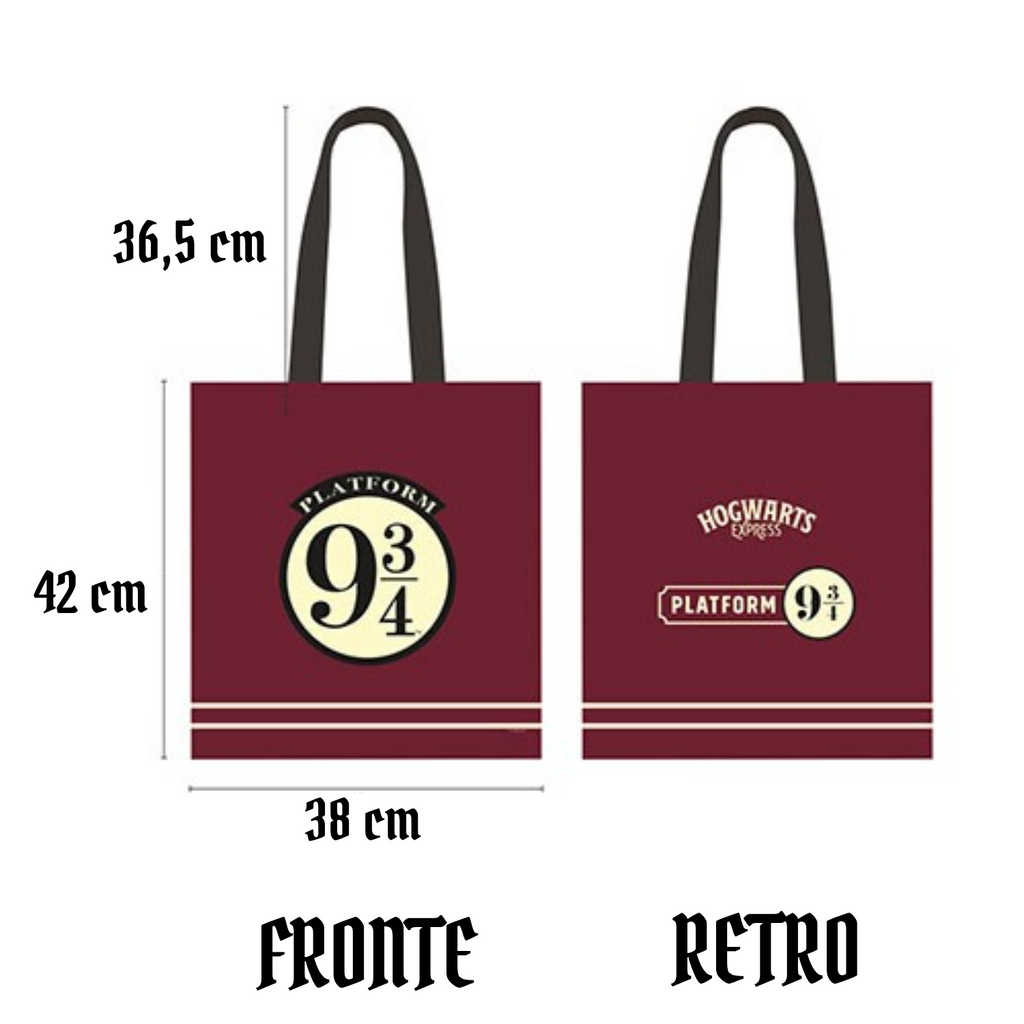 Borsa tote binario 9 e 3/4