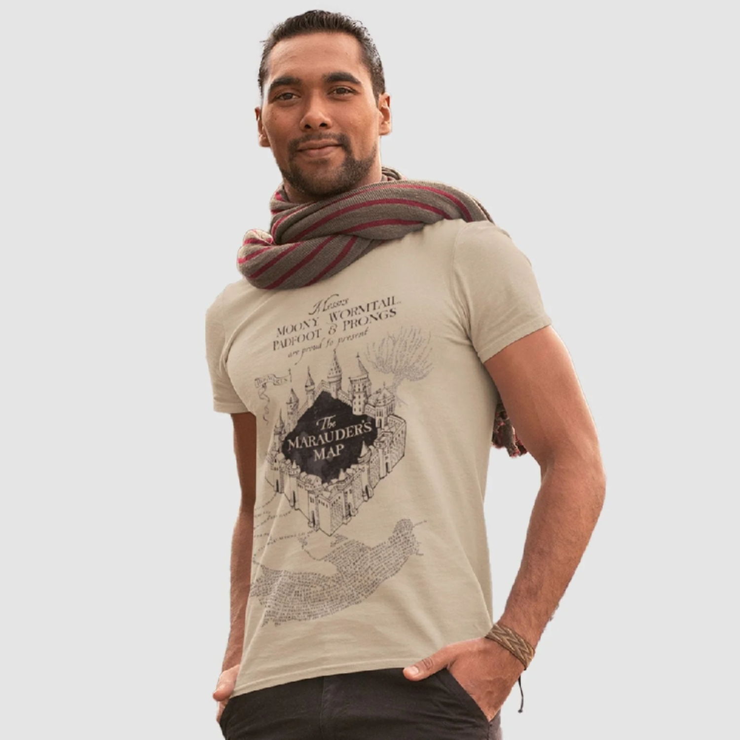 T-shirt mappa del malandrino