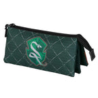 Astuccio triplo serpeverde