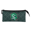 Astuccio triplo serpeverde