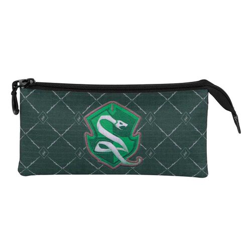 Astuccio triplo serpeverde