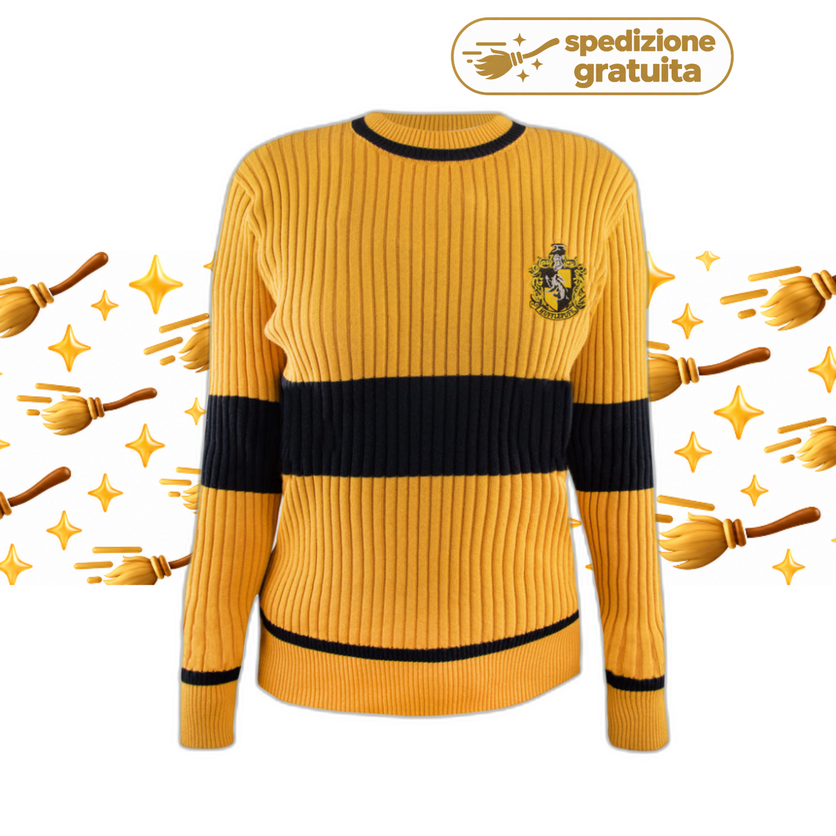 Maglioncino quidditch tassorosso